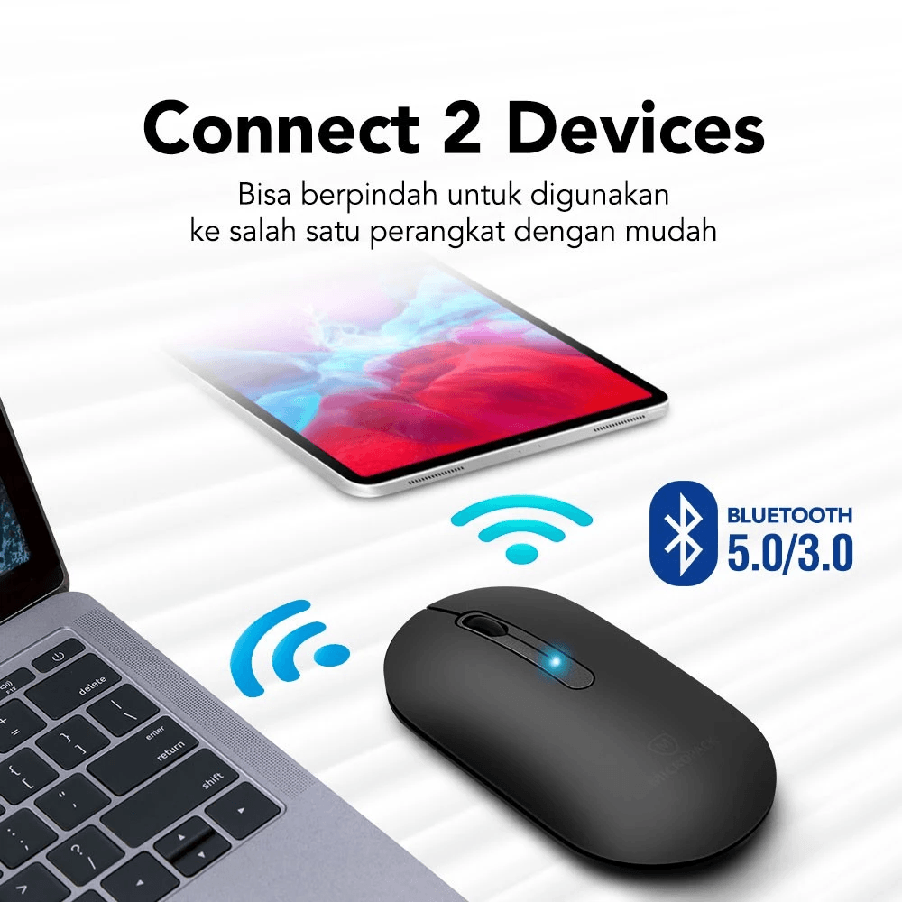 Micropack Mouse Dual Bluetooth 5.0 & 3.0 Inspire 2 - MP-707B INSPIRE2 - SFI Group - 3
