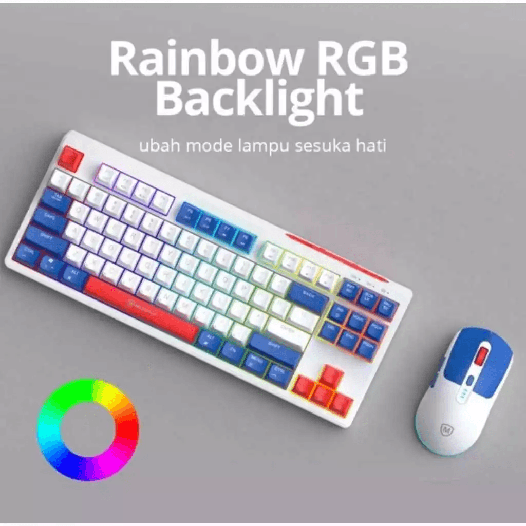 Micropack Keyboard Mouse Combo Wireless - Rechargeable - Silent Keys Membrane - KM-269W - SFI Group - 3
