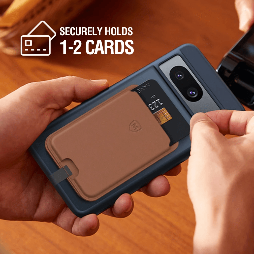 Micropack Magnetic Wallet - Real Leather - Stylish & Quick Access - Magsafe Compatible - Card Holder - MMW-01 - SFI Group - 3