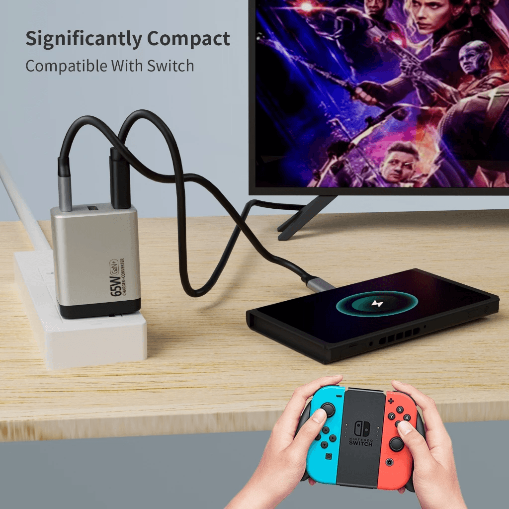 Micropack Wall Charger 2-in-1 - Fast Charging 65watt - GaN - With HDMI - Charging & Presenting - MWC-265H-TI - SFI Group Belum ada penilaian 0 Terjual - 2