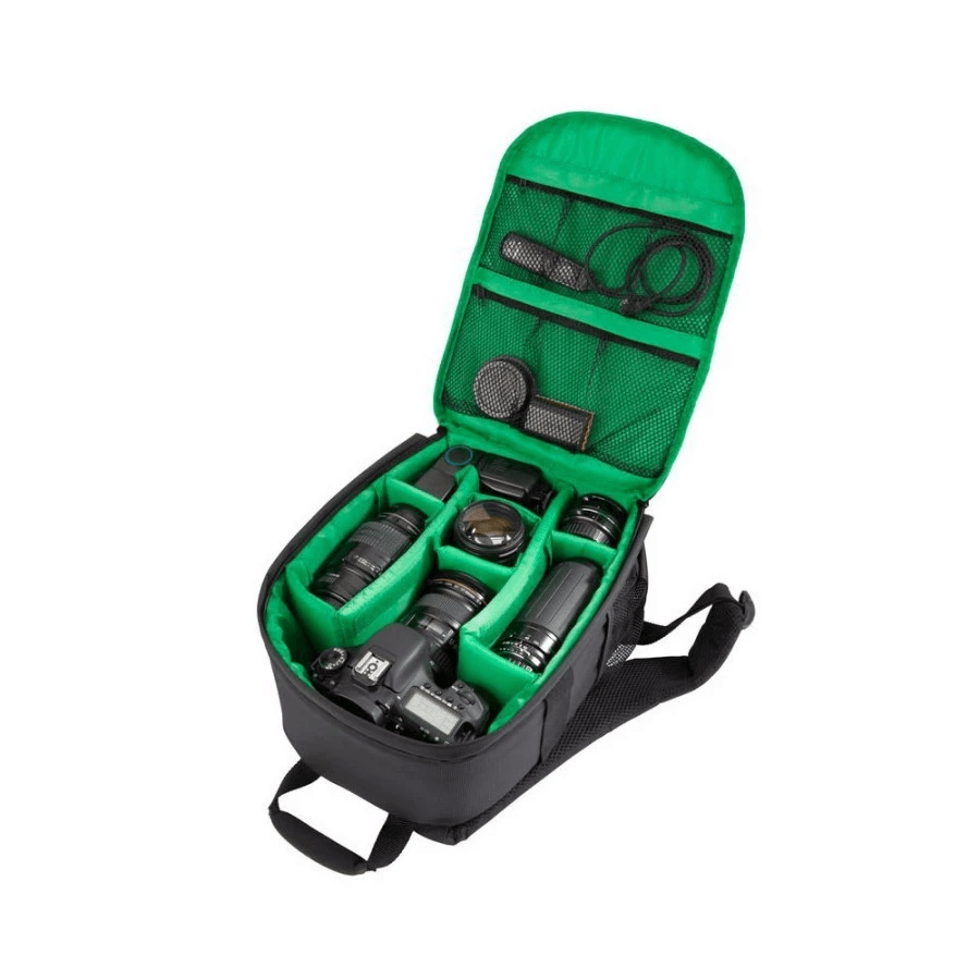 RIVACASE Tas Kamera Ransel Mirrorless Camera Bag Water Resistant |Green Mantis (7460) - Black - SFI Group - 2