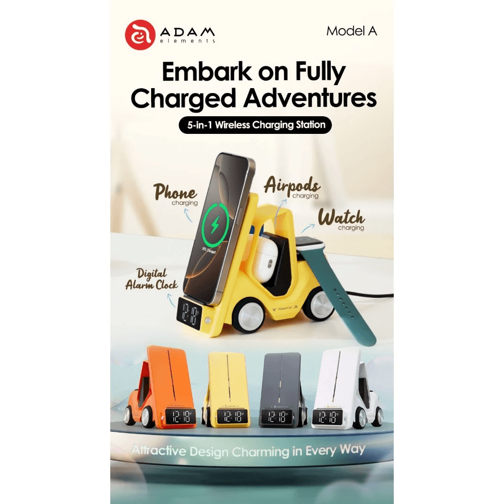 Adam Elements - Wireless Charging Station 5 In 1 - Charger Model A - SFI Group - 2