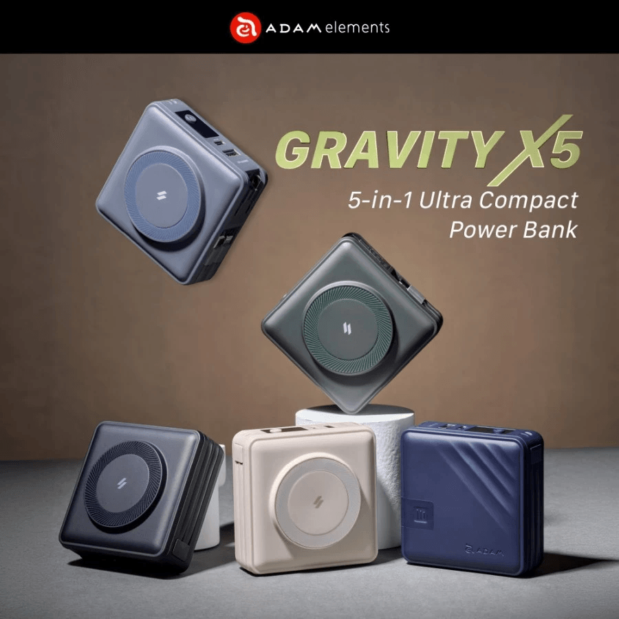 Adam Elements Powerbank Gravity X5 Power Bank Magnetic Magsafe 15000 15.000 mAH Fast Charging - 3