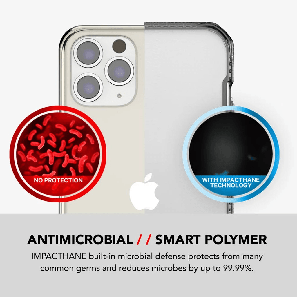 ITSKINS Shock Proof Case for iPhone 12 / 12 Pro - Hybrid Clear Black Transparant - SFI Group - 4