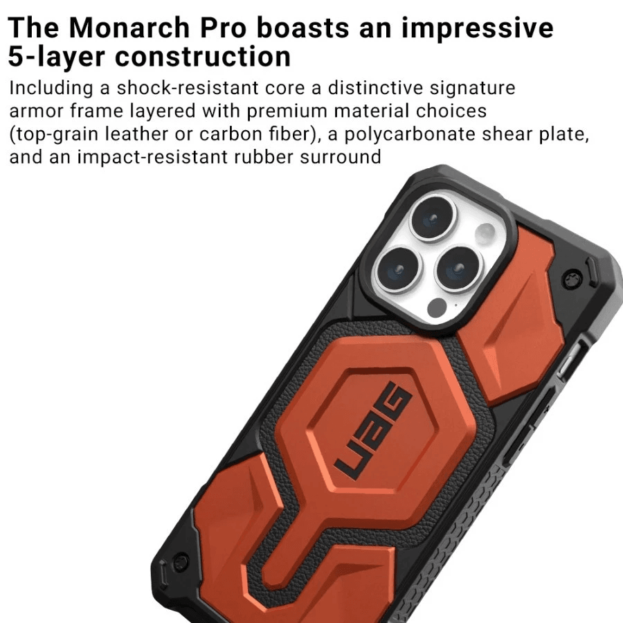 UAG Monarch Pro Case iPhone 15 Pro / 15 Pro Max ProMax - Magsafe Casing - SFI Group - 3