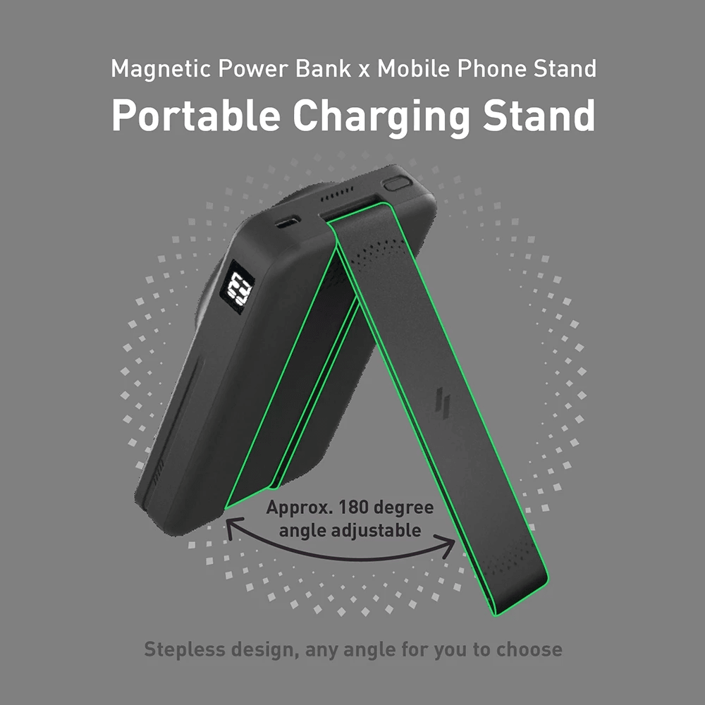 Adam Elements - Magnetic Wireless Charger Charging Station - 10000 mAh - MAG 5 (5-In-1) - SFI Group - 3