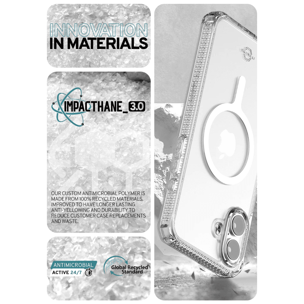 ITSKINS CASE FOR IPHONE 16 IPHONE 16 PRO IPHONE 16 PLUS IPHONE 16 PRO MAX ProMax MAGSAFE HYBRID TRANSPARENT - SFI Group - 3