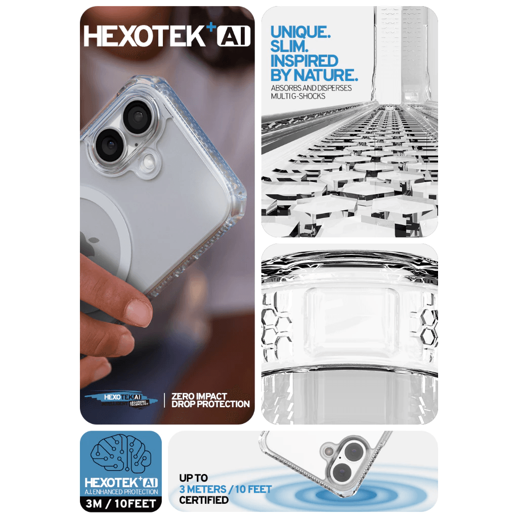 ITSKINS CASE FOR IPHONE 16 IPHONE 16 PRO IPHONE 16 PLUS IPHONE 16 PRO MAX ProMax MAGSAFE HYBRID TRANSPARENT - SFI Group - 4