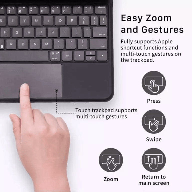Adam Elements - Matrix 11 - iPad 11 Inch Magic Keyboard - Magnetic Wireless Keyboard - SFI Group - 3