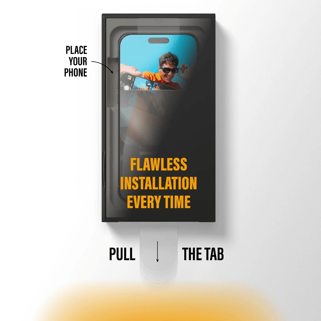 PanzerGlass Screen Protector iPhone 1716 Pro17 Pro17 Air17 Pro Max Clear ProMax - Ultra Wide Fit - Tempered Glass - Anti Gores - With Black Frame - SFI Group - 2