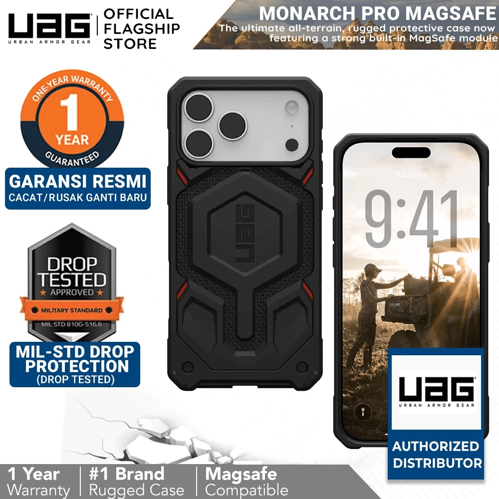 UAG Case For iPhone 17 Pro 17 Pro Max - Casing Iphone 17 Monarch Pro MagSafe ProMax - SFI Group - 2