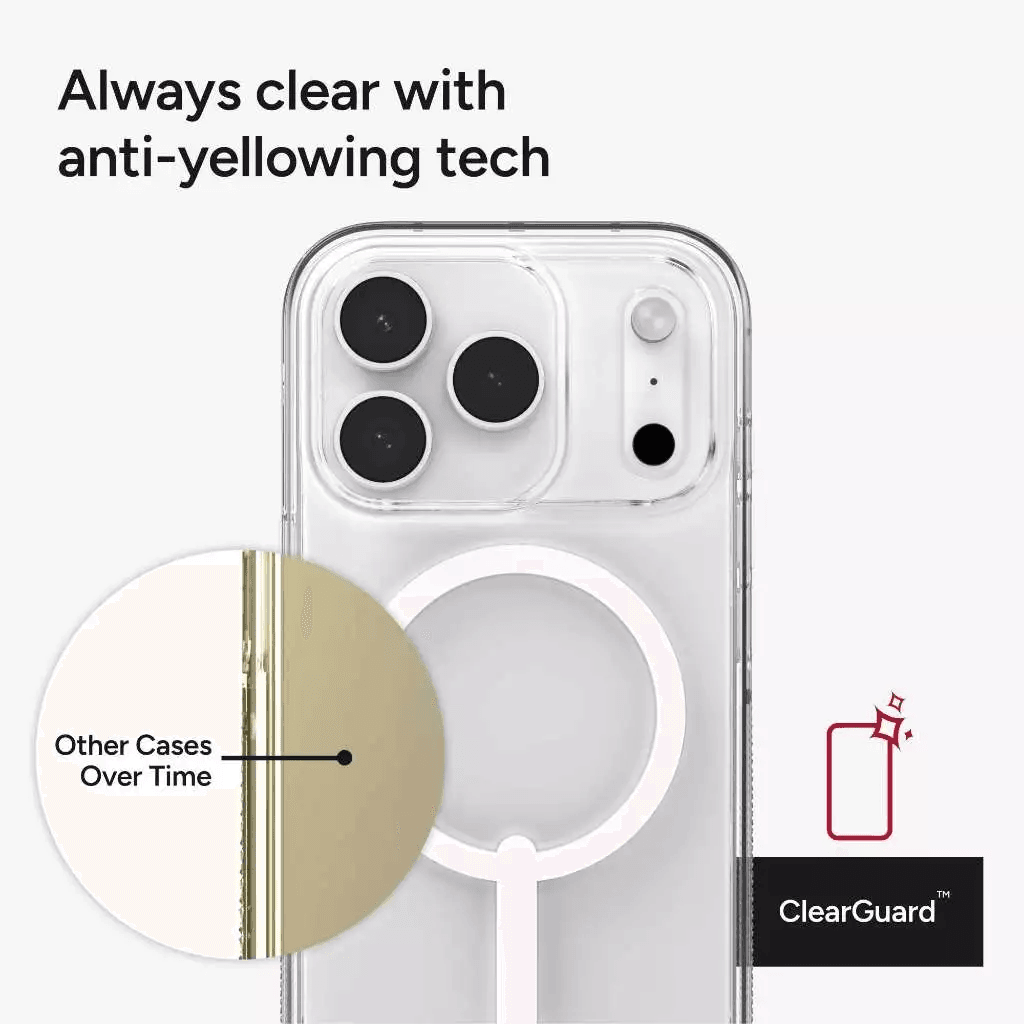 ZAGG Case For iPhone 17 17 Pro 17 Air - Casing HP iPhone 17 - Crystal Palace Snap - Clear - SFI Group - 3