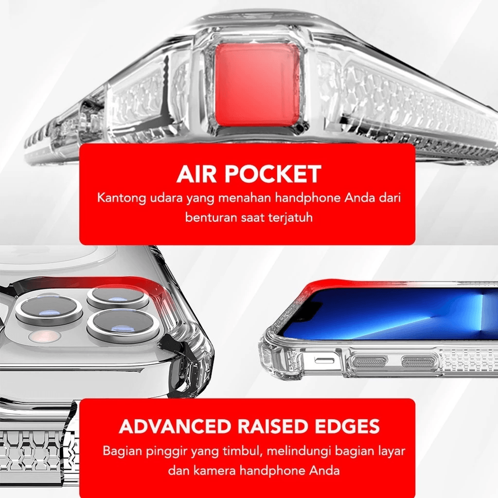 ITSKINS Case iPhone 13 Pro Max / 13 Pro / 13 SUPREME MAGCLEAR Magsafe Clear Casing ProMax - SFI Group 5.0 1 penilaian 3 Terjual - 5