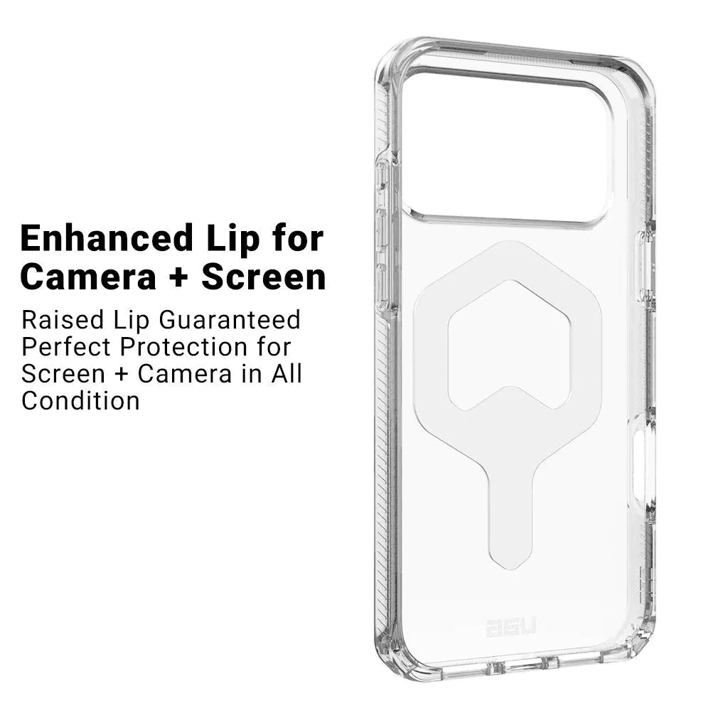 UAG Case For Iphone 17 Pro/17 Pro Max Promax - Magsafe - Plyo Exclusive Cap - Cover Camera Button - Ice/White - SFI Group - 4