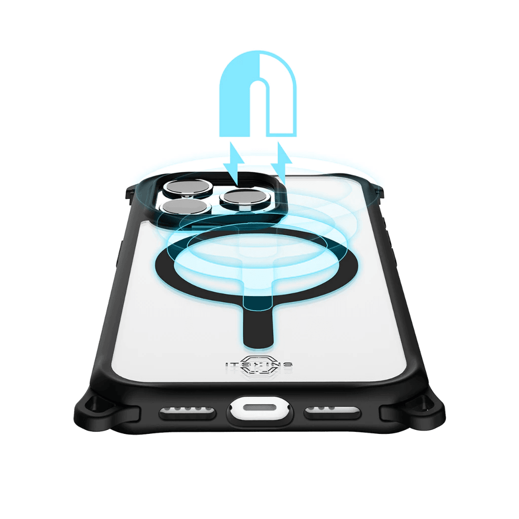 Case iPhone 15 Pro Max / 15 Pro - ITSKINS HYBRID R // SLING 2.0 with Magsafe ProMax - SFI Group - 3