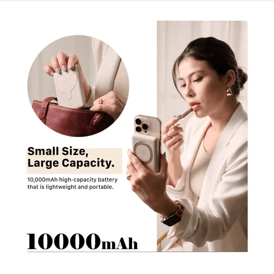 Adam Elements - Vionta GQ1 Q12 Powerbank Magnetic Wireless 10.000 mAH - Power Bank Fast Charging Stand Kickstand 10000 - 4