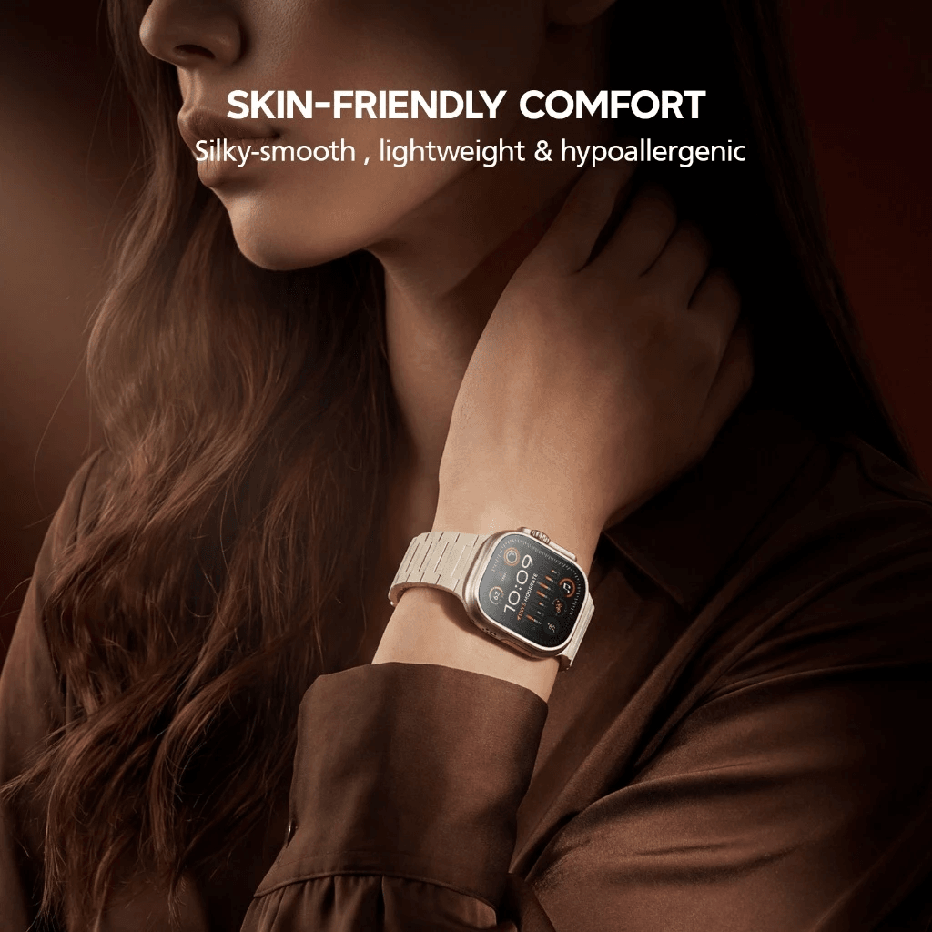 Micropack Magnetic Watch Strap - Stylish & Comfy - Skin Friendly - Dual Color 42 Ultra - MWS-02 - 5