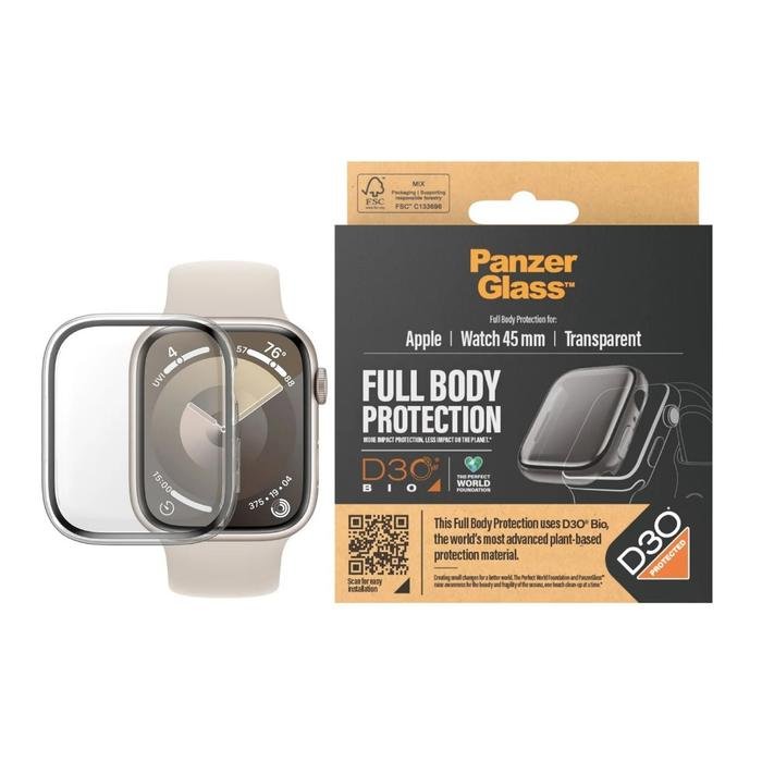 PanzerGlass Full Body Transparent Protection with D30 Apple Watch Series S9/8/7 Ultra Case 45mm - SFI Group - 5