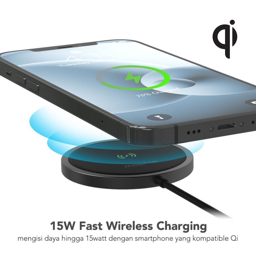 Mophie Wireless Charging Charger Pad And Car Holder For iPhone Snap + Magsafe 15W - SFI Group - 2