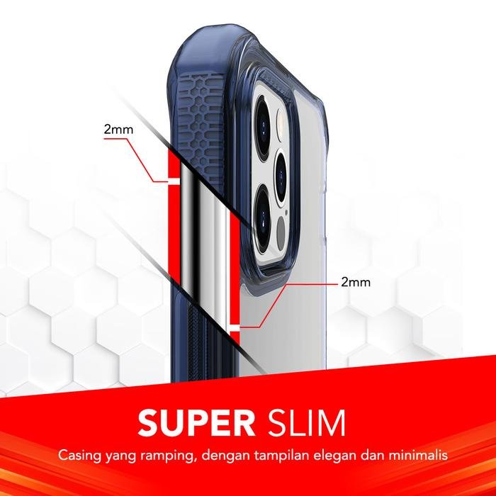 ITSKINS Case iPhone 12 Pro Max 12 Pro / 12 - Supreme Clear - Casing Premium Shock Proof - SFI Group - 2