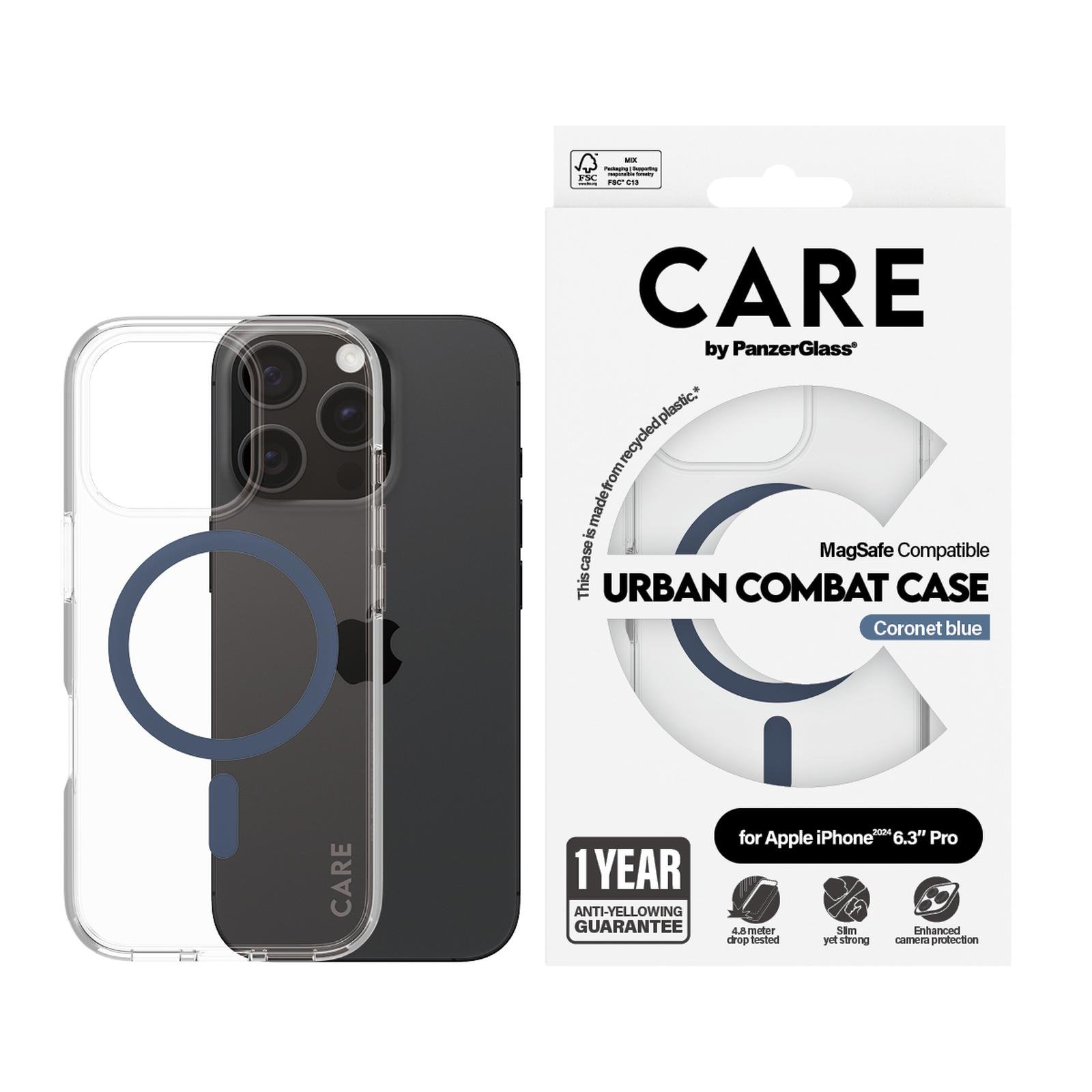 CARE By PanzerGlass Case For Iphone 16 Pro/16 Pro Max Casing Hp Magsafe Flagship Urban Combat - SFI Group