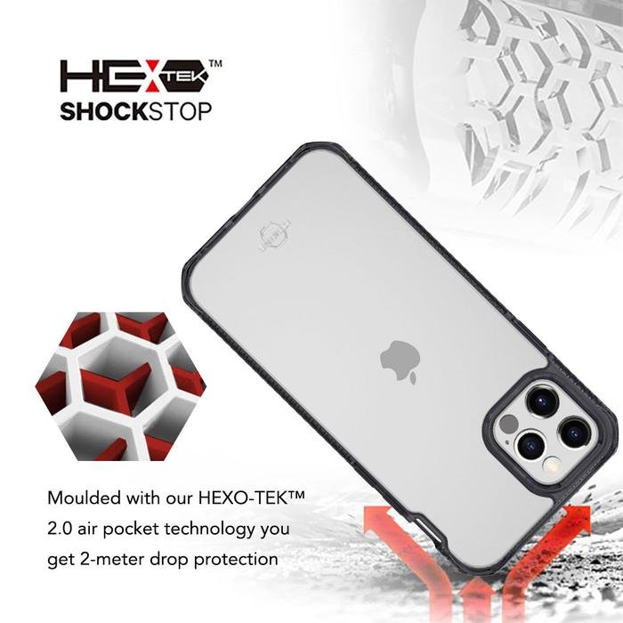 ITSKINS Shock Proof Case for iPhone 12 / 12 Pro Casing Hybrid Clear - 3