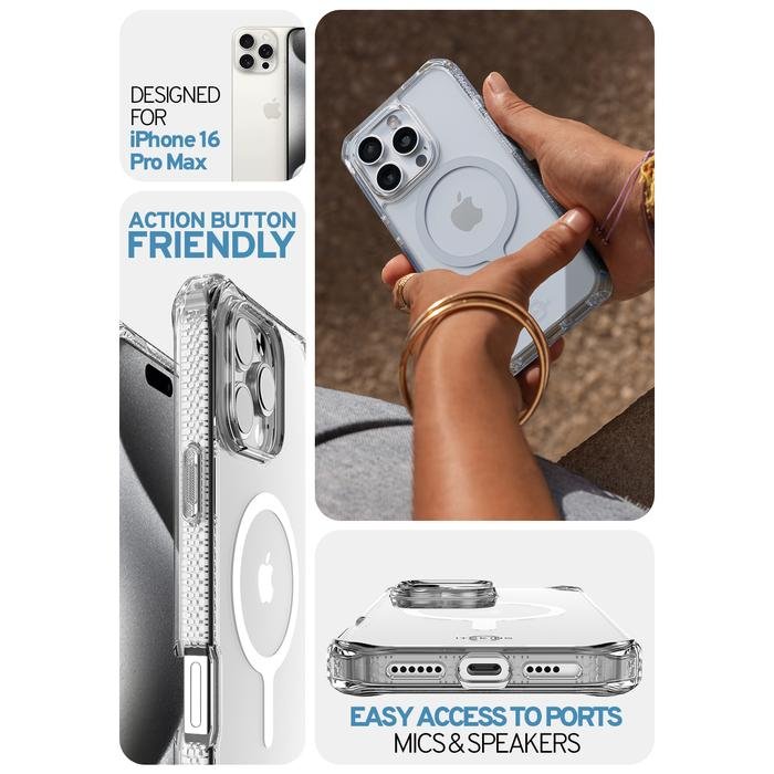 ITSKINS CASE FOR IPHONE 16 - MAGSAFE - HYBRID CLEAR - CASING TRANSPARENT (4894465107376) - SFI Group - 3