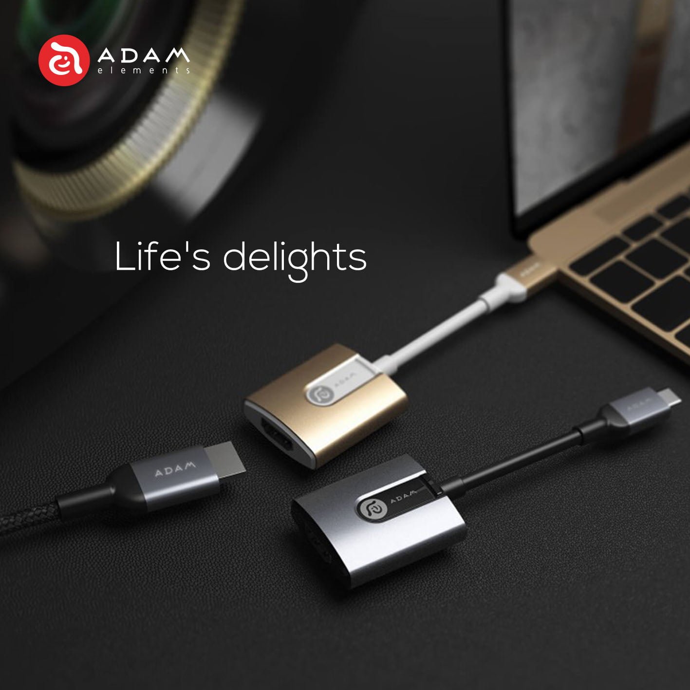 Adam Elements CASA H01 - Data Converter - USB Type C TO HDMI - SFI Group - 4