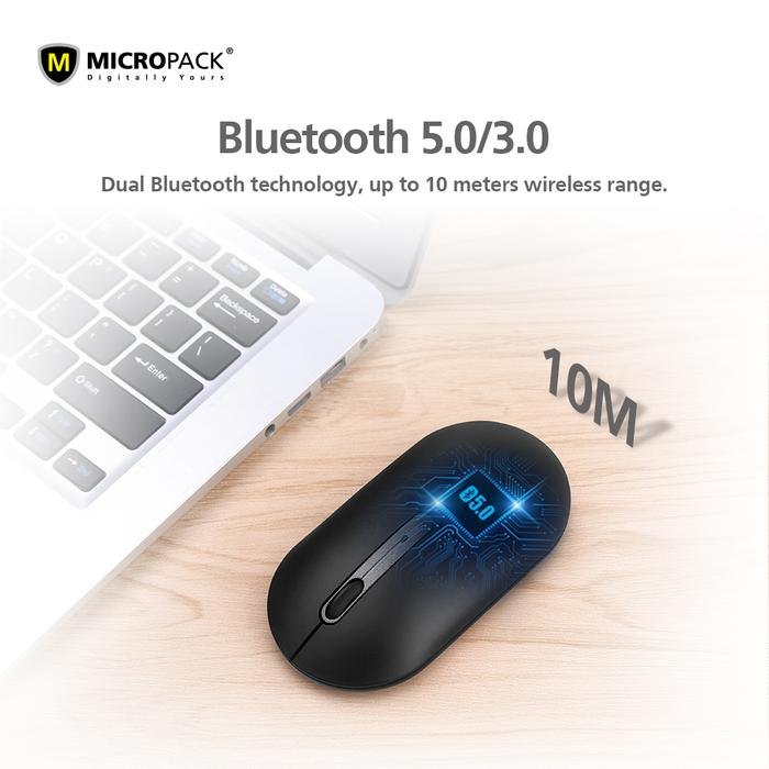 Micropack Mouse Dual Bluetooth 5.0 & 3.0 Inspire 2 - MP-707B INSPIRE2 - SFI Group - 2