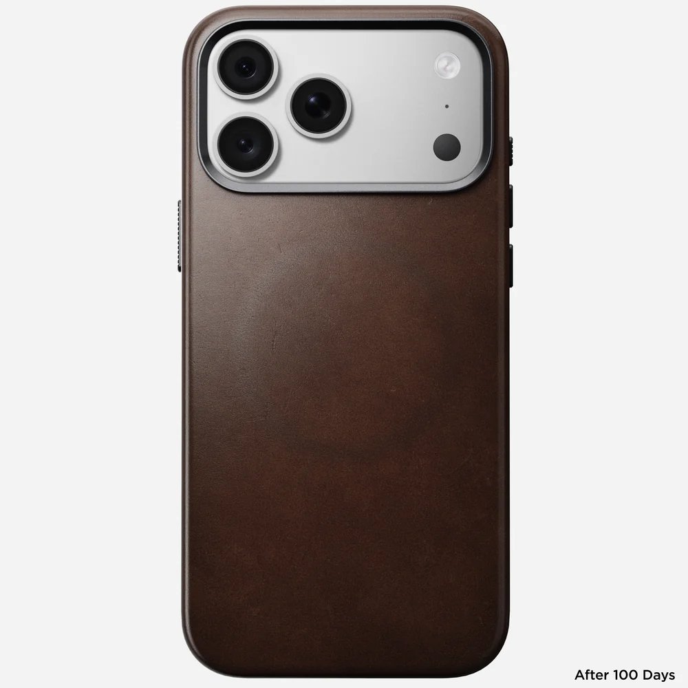 Nomad Leather Traditional Leather Case - iPhone 18 Pro / iPhone 18 ProMax- Rustic Brown - SFI GROUP - 3