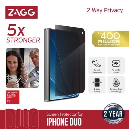 ZAGG - TEMPERED GLASS FOR IPHONE 18 FOLD - ELITE EDGE - PRIVACY - SFI GROUP