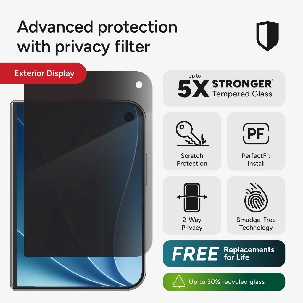 ZAGG - TEMPERED GLASS FOR IPHONE 18 FOLD - ELITE EDGE - PRIVACY - SFI GROUP - 2