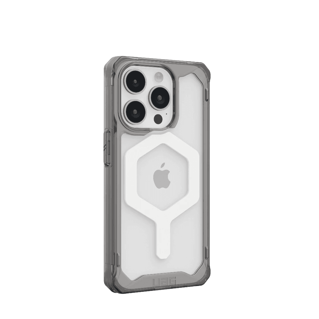 UAG Plyo Case iPhone 15 Pro / 15 Pro Max - Clear Magsafe Casing ProMax - SFI Group - Ash
