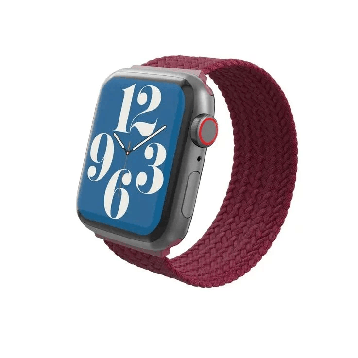 GEAR4 Strap Apple Watch Nylon Sport Loop Strap Watch Jam Tangan Smartwatch Braided 45mm/44mm/42mm - SFI Group - Red Wine