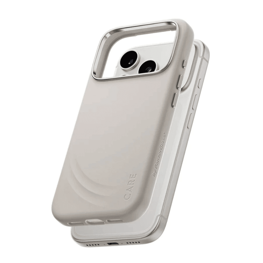 CARE by PanzerGlass Case For IPhone 17 Pro 17 Pro Max - Casing iPhone 17 - Feature Flow Case Vanilla With MagSafe ProMax - SFI Group - Iphone 17 Pro