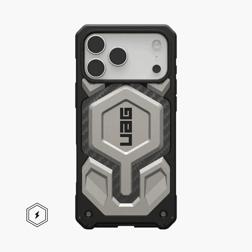 UAG Case For iPhone 17 Pro 17 Pro Max - Casing Iphone 17 Monarch Pro MagSafe ProMax - SFI Group - Titanium