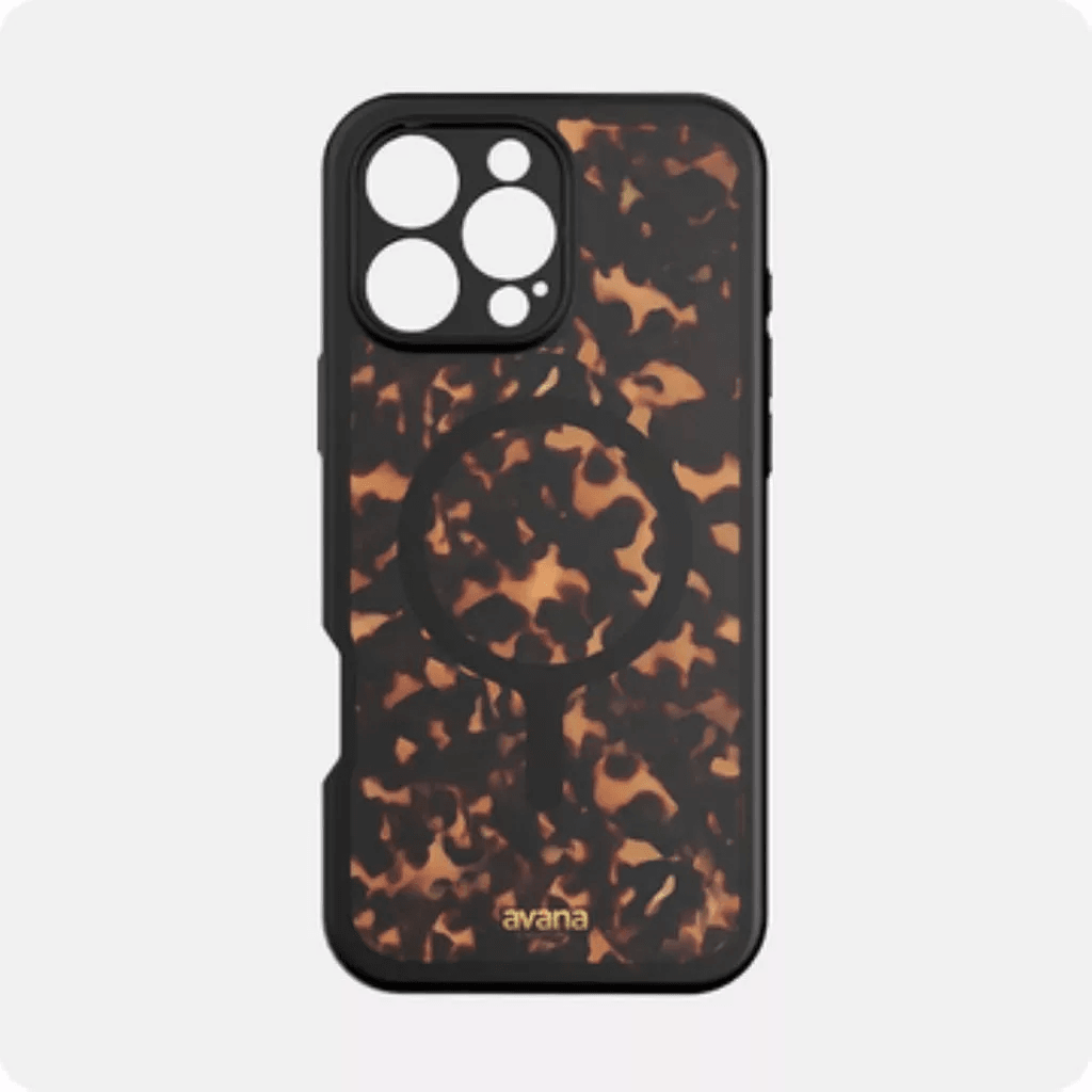 AVANA Tortoise Shell Case iPhone 16 Pro Max 16 Pro 16 - Casing Magsafe ProMax - SFI Group - Iphone 17 Pro Max