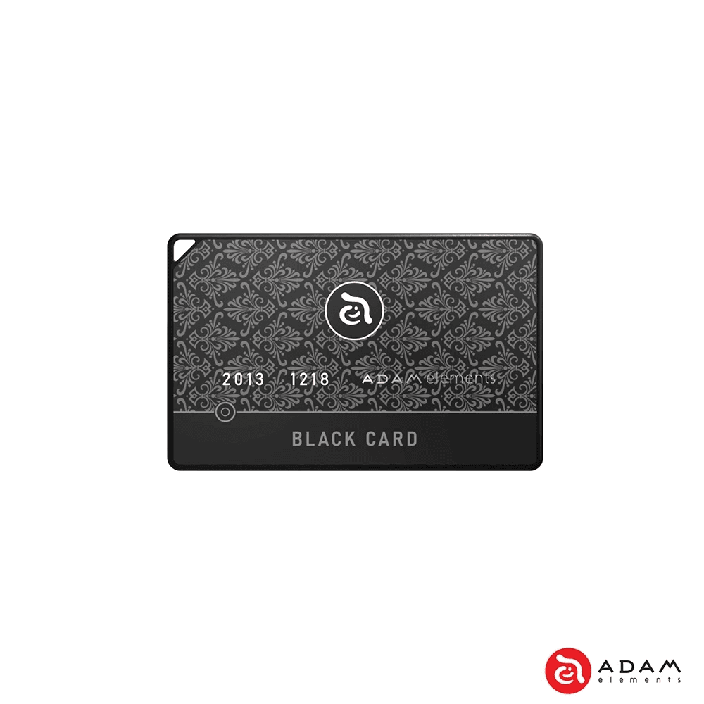 Adam Elements - Avistar C02 Tracker Card Pelacak Nano Smart Tag Card iOS Android - Luxe Black