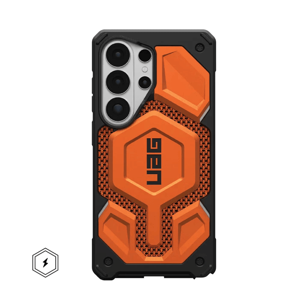 UAG - Case For Samsung Galaxy S26 Ultra - Casing Premium Monarch Pro Kevlar MagSafe - SFI Group - Orange