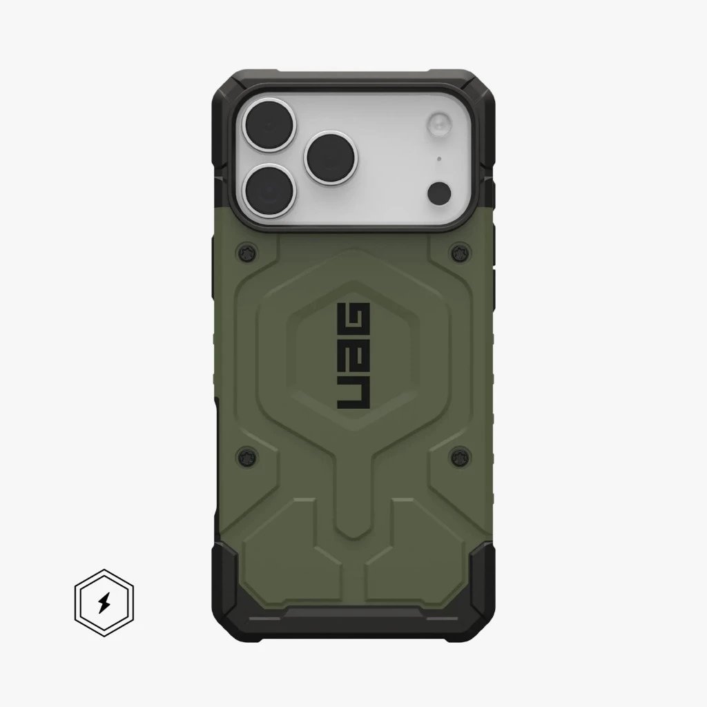UAG Case For iPhone 17 Pro  17 Pro Max - Casing iPhone 17 ProMax - Pathfinder MagSafe - Heritage Yellow - SFI Group - Olive