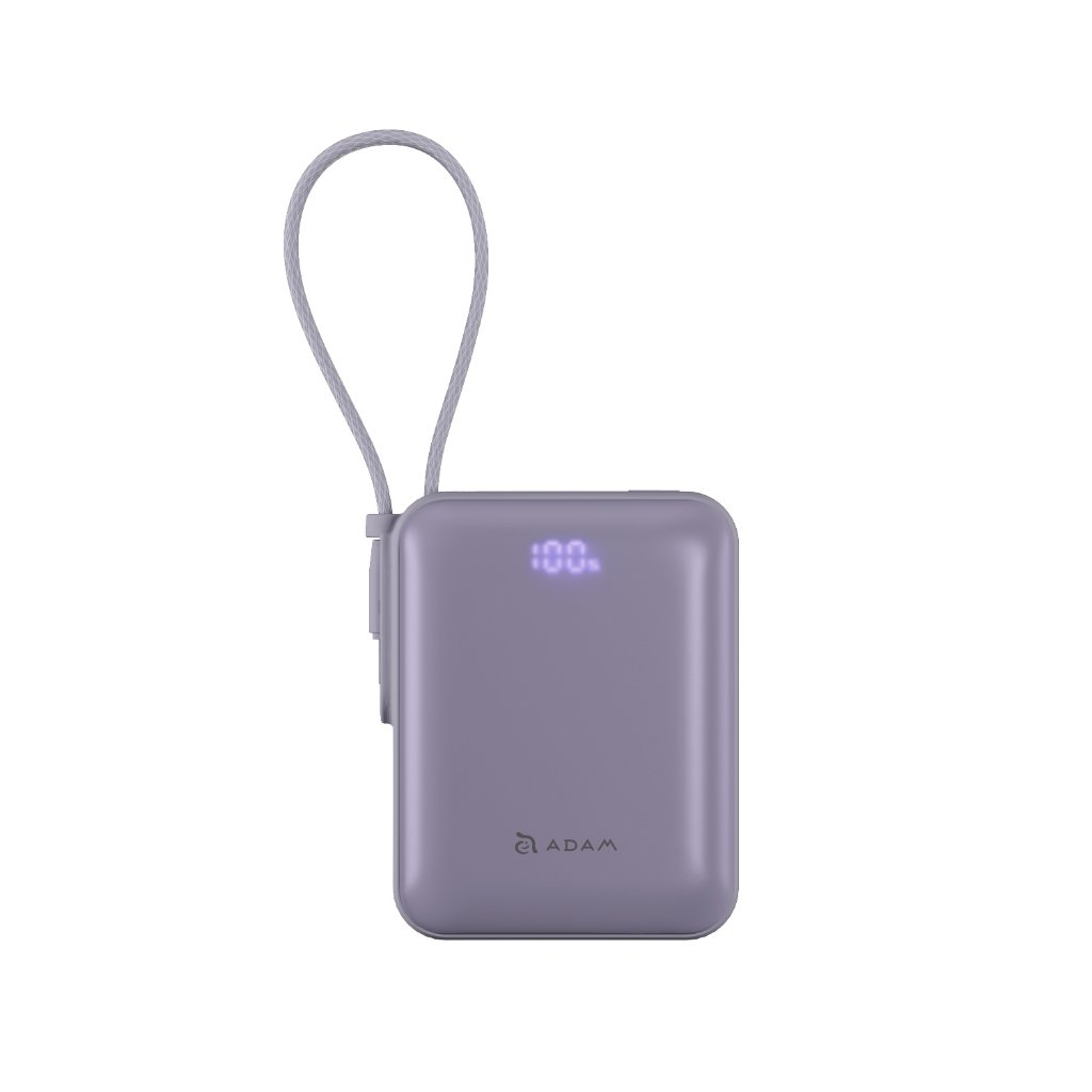 Adam Elements - Powerbank CCC Fast Charging 10000 10.000 mAh - 22.5W - Power Bank Vionta Q - SFI Group - Purple