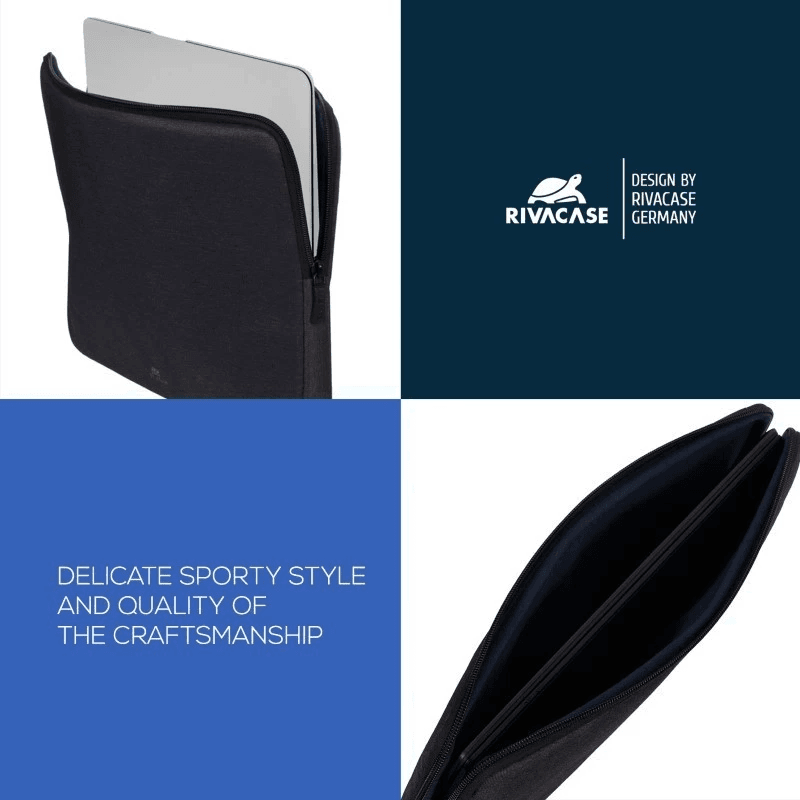 RIVACASE Suzuka Series - 13.3" Water Resist Laptop Sleeve (7703) - SFI Group - 4