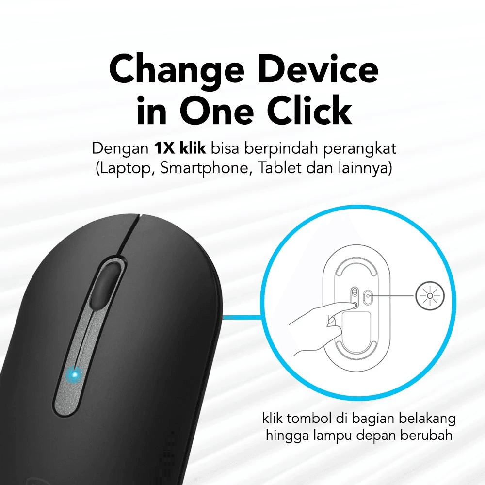 Micropack Mouse Dual Bluetooth 5.0 & 3.0 Inspire 2 - MP-707B INSPIRE2 - SFI Group - 4