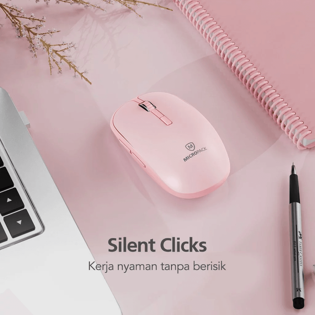 Micropack Mouse Wireless & Bluetooth - Silent Click - Easy Switch - MP-729B - SFI Group - 3