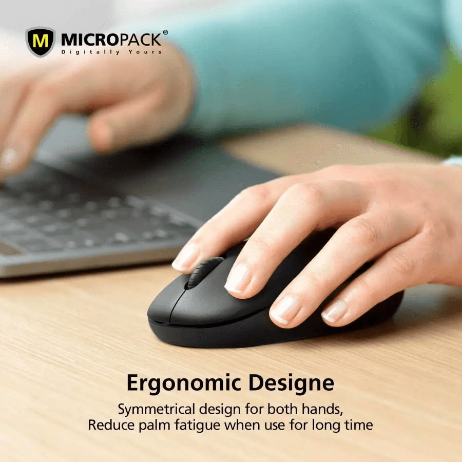 Micropack Mouse Wireless - Silent Click - Slim Design - MP-712W - SFI Group - 4