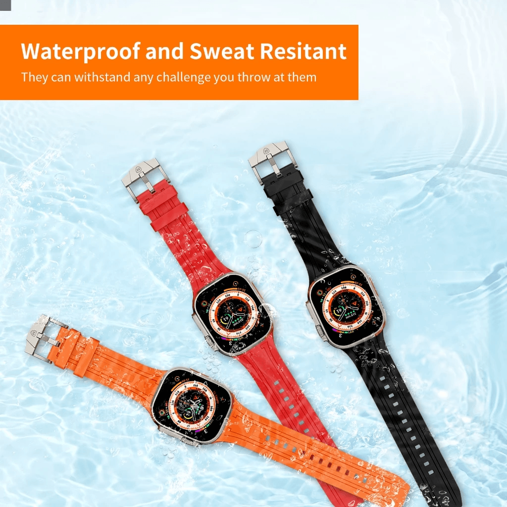 Micropack Rubber Watch Strap - Stylish & Comfy - Skin Friendly - Stain Resistant - Strap Jam - MWS-01 - SFI Group - 3
