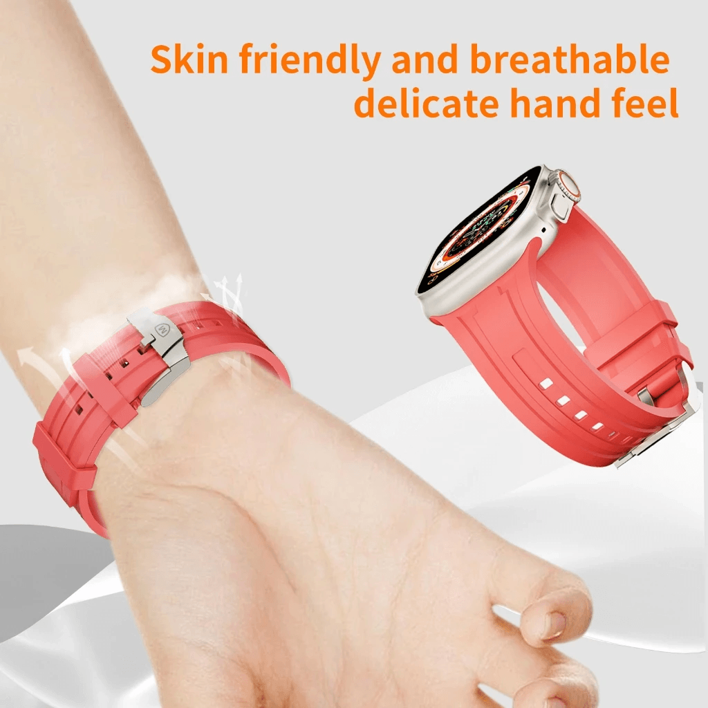 Micropack Rubber Watch Strap - Stylish & Comfy - Skin Friendly - Stain Resistant - Strap Jam - MWS-01 - SFI Group - 4