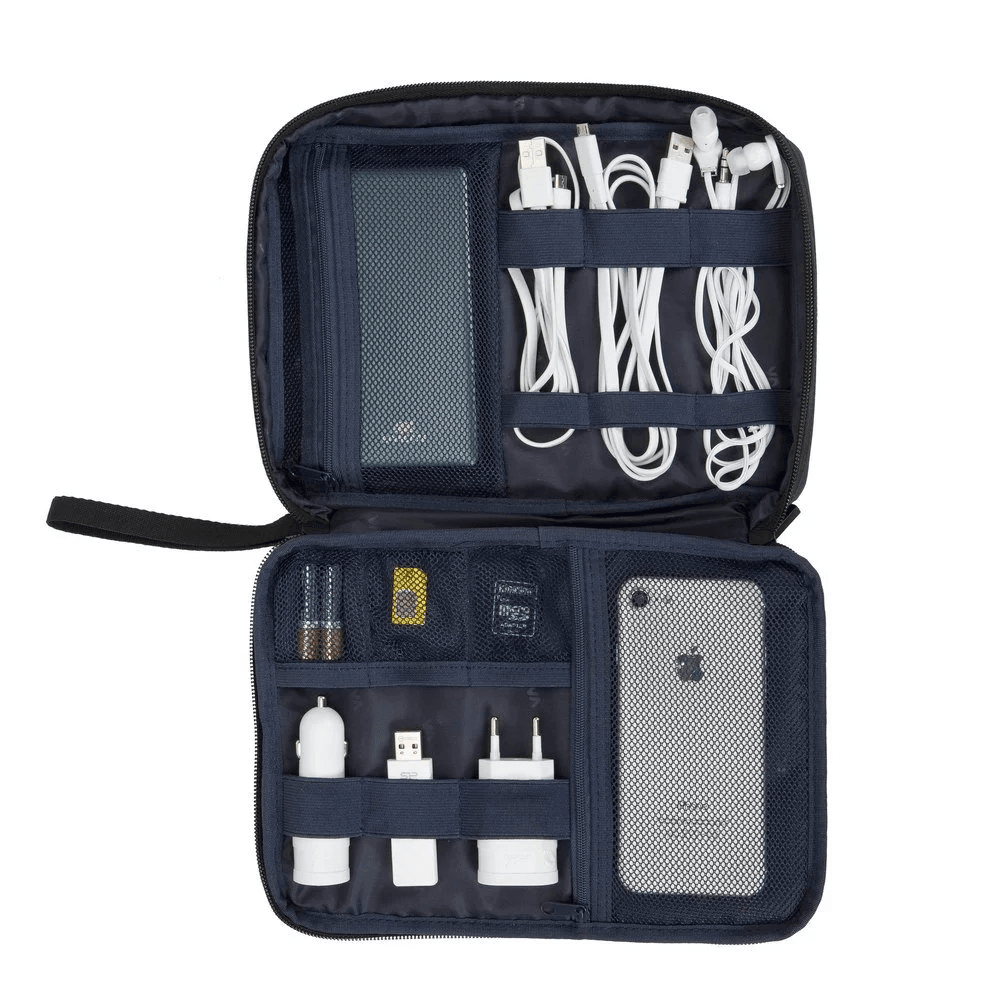 RIVACASE Tempat Penyimpanan Travel Bag Organizer Water Resistant | Biscayne (5632) - Black - 4
