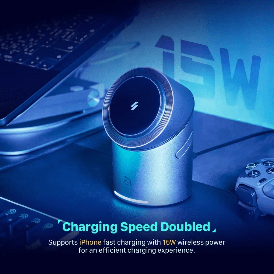 Adam Elements Mag Tube Qi2 - Magnetic 3 IN 1 Intelligent Charging Charger Station - SFI Group - 4