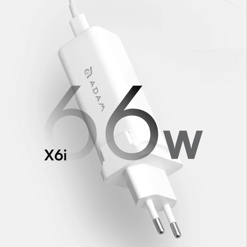 Adam Elements Wall Charger Charging Compact PD/QC 66W - Omnia X6I - SFI Group - 2